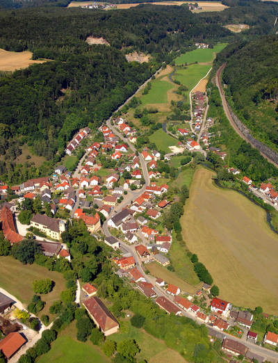 Luftaufnahme Ortsteil Möhren