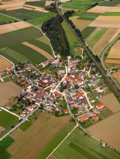 Luftbild Graben Luftaufnahme Graben