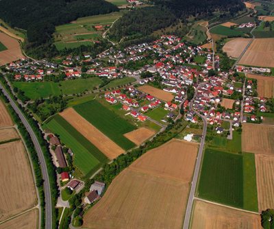 Luftaufnahme Ortsteil Schambach