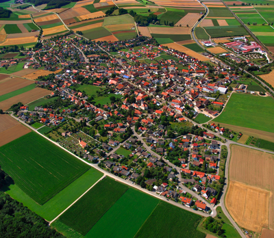 Luftaufnahme Ortsteil Wettelsheim