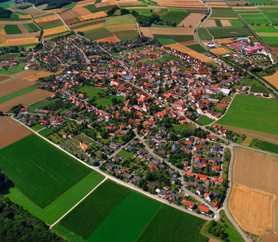 Luftbild Wettelsheim Luftaufnahme Ortsteil Wettelsheim