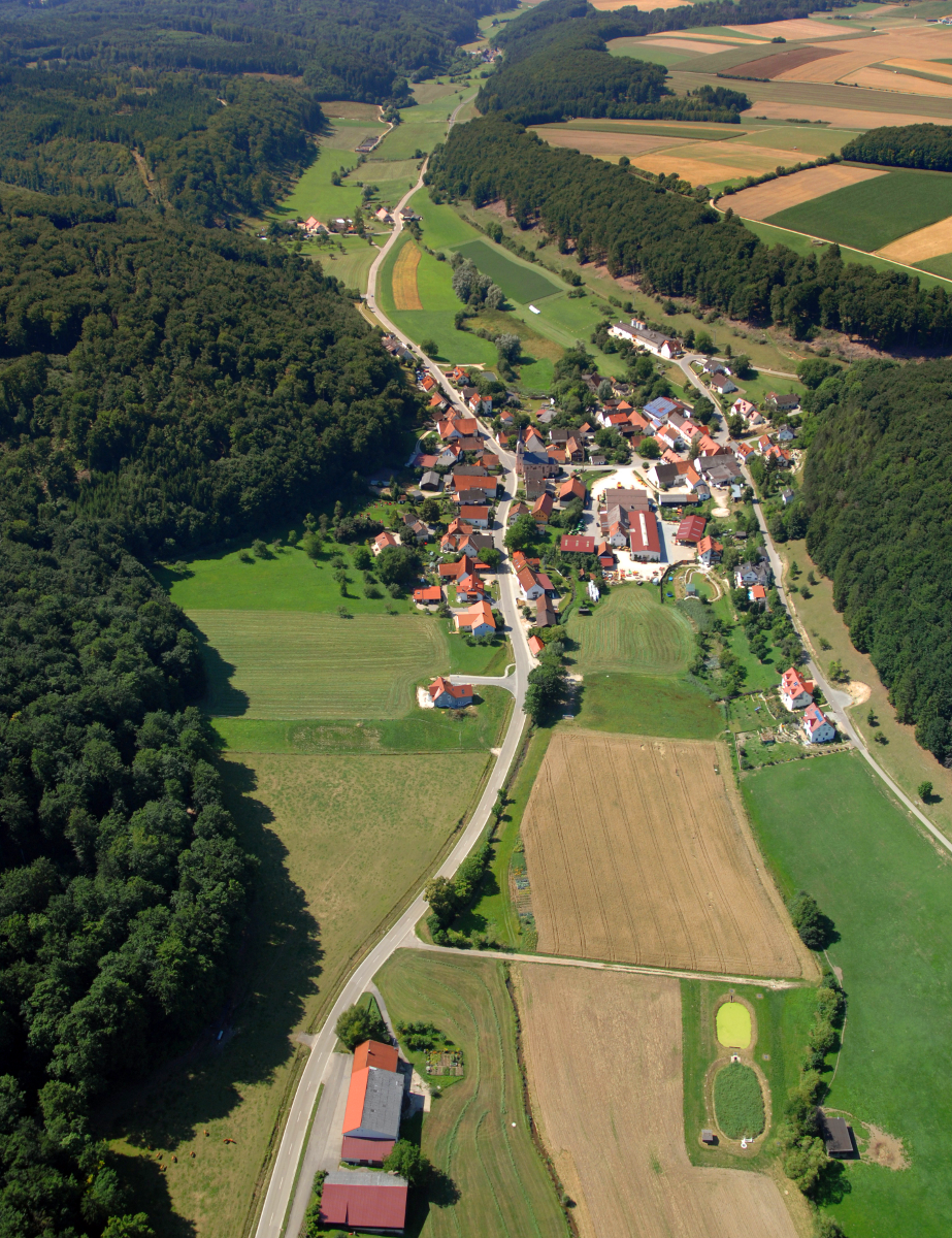 Luftaufnahme Ortsteil Windischhausen